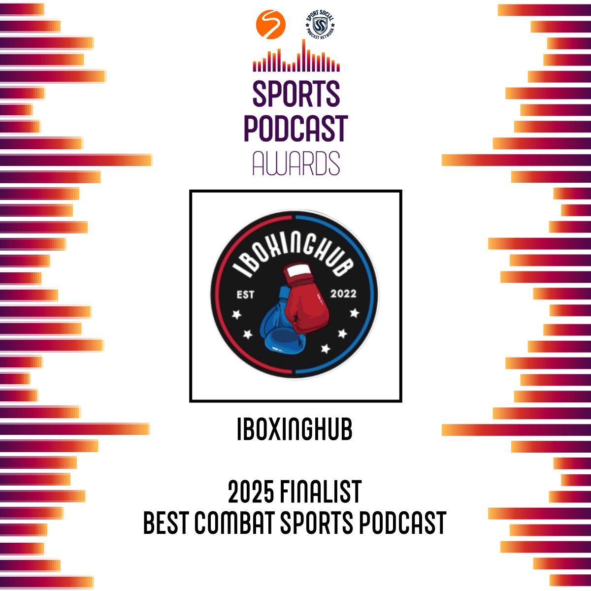 iBoxingHub's tweet image. 🚨2025 FINALISTS🚨
A massive honour to announce that we have been nominated for the @sportspodgroup “BEST COMBAT SPORTS PODCAST AWARD” 🏆
It is a “tremendous” feeling to finally be recognised for all our hard work and dedication in delivering consistent content for the people,…