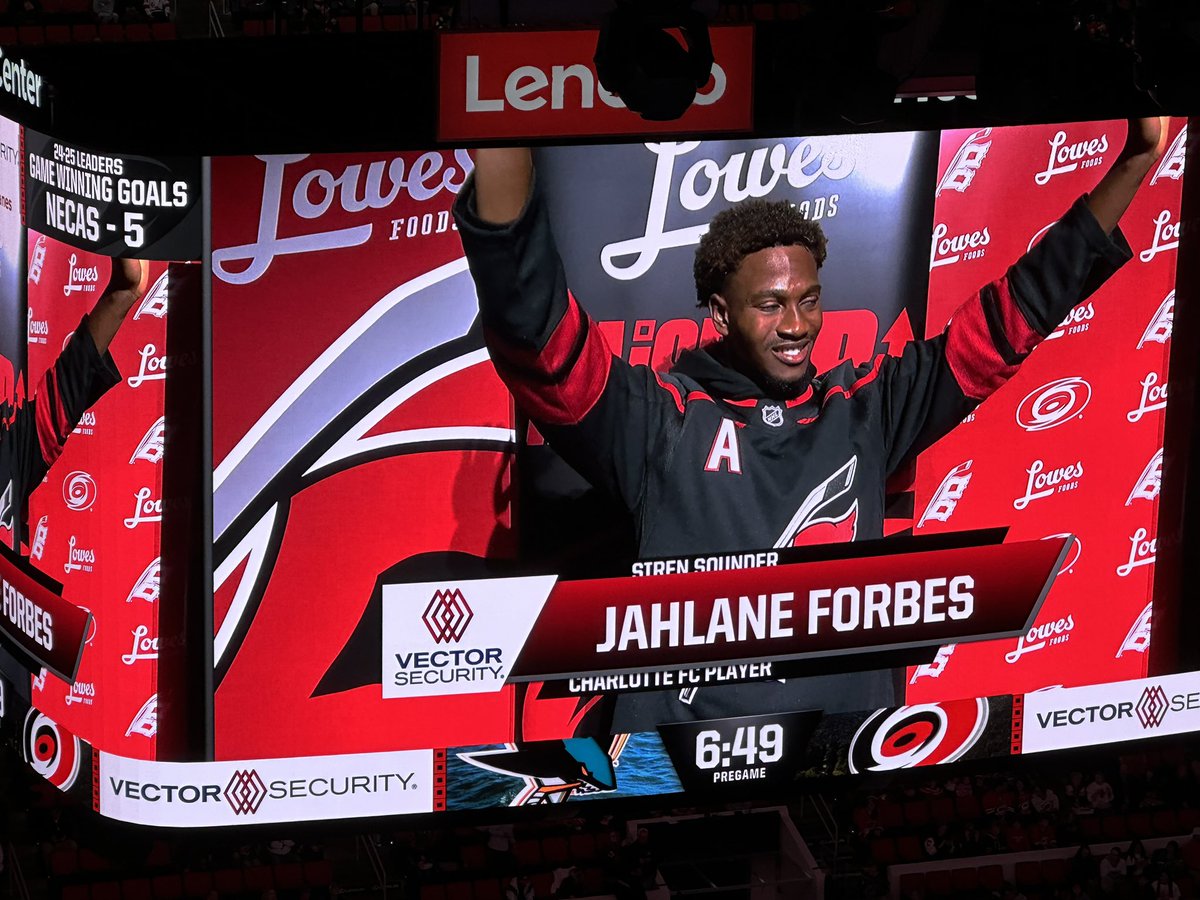 MikeSolarte's tweet photo. The @Canes siren sounder to start the game vs San Jose…@CharlotteFC Jahlane Forbes @ForbesJahlane #ForTheCrown https://t.co/0gfzxDAtCO