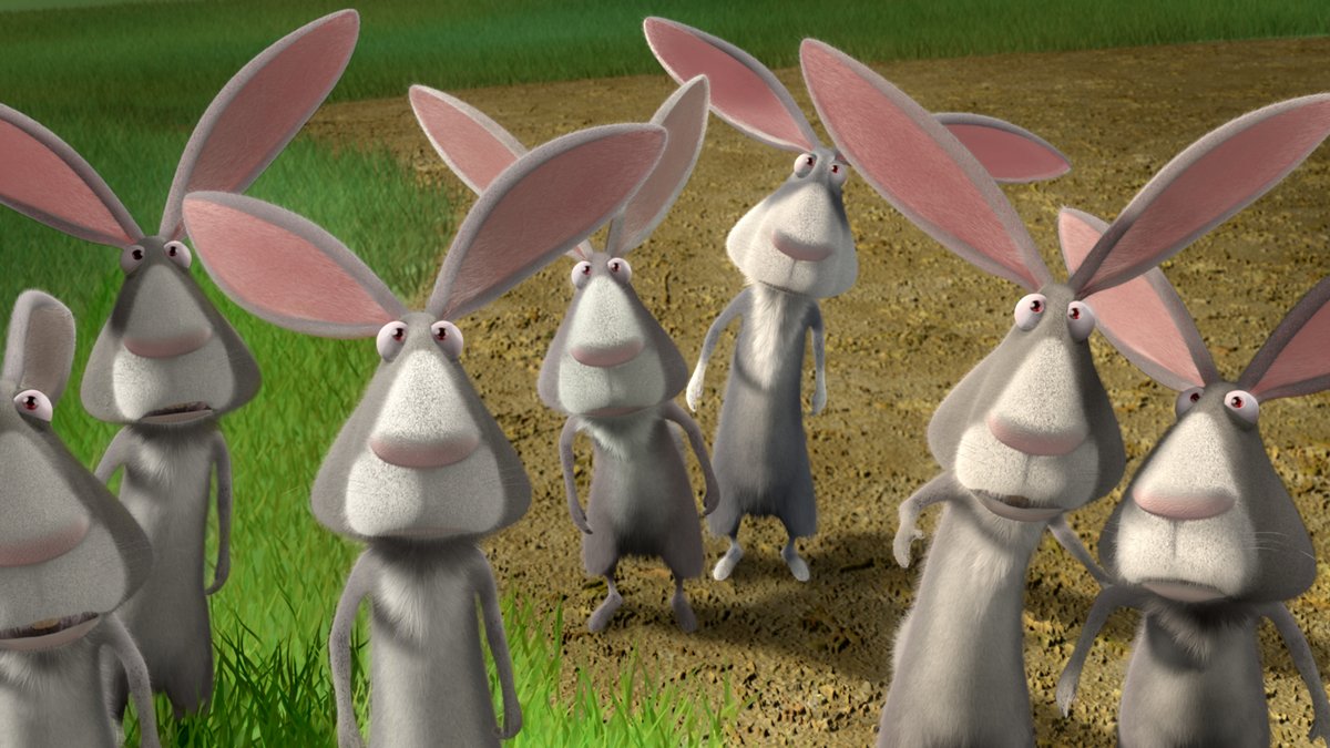 SonyAnimation's tweet image. Pick a woodland critter crew to join: 🐿️, 🐇, 🦫, or 🦌 #OpenSeason