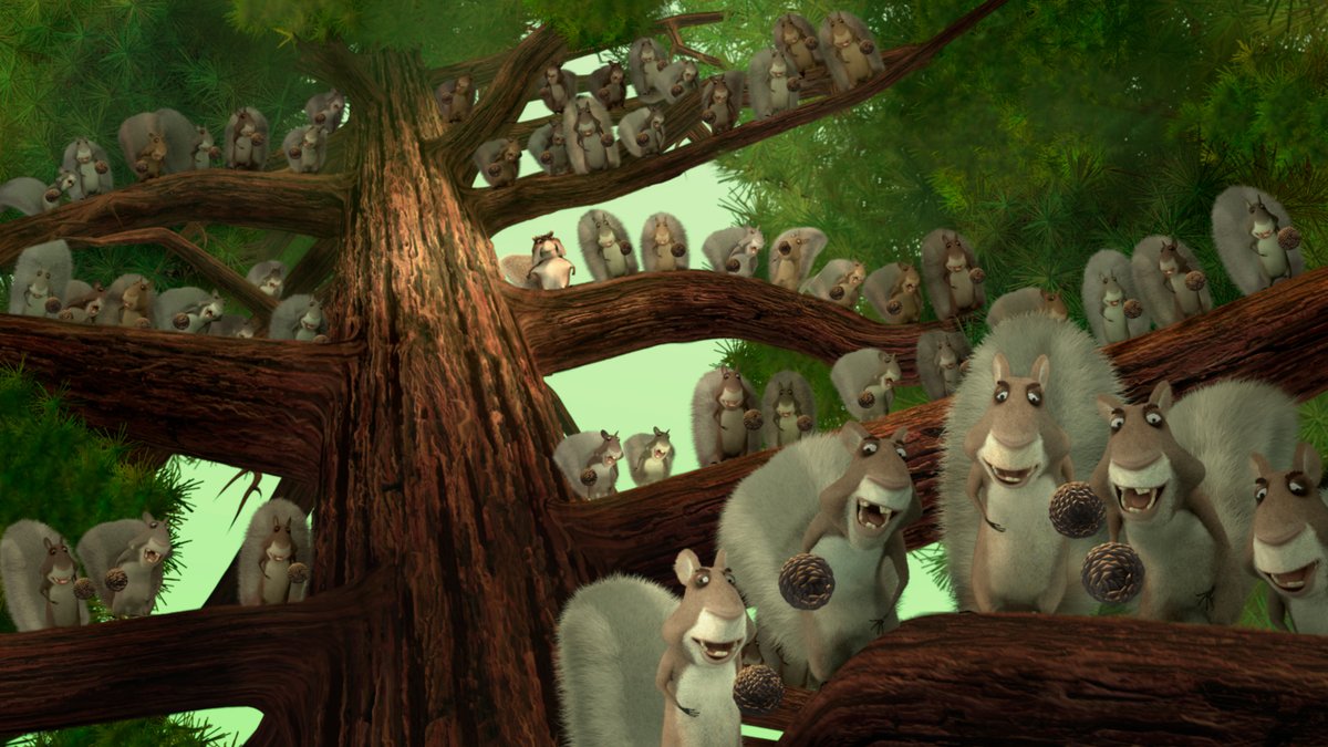 SonyAnimation's tweet image. Pick a woodland critter crew to join: 🐿️, 🐇, 🦫, or 🦌 #OpenSeason