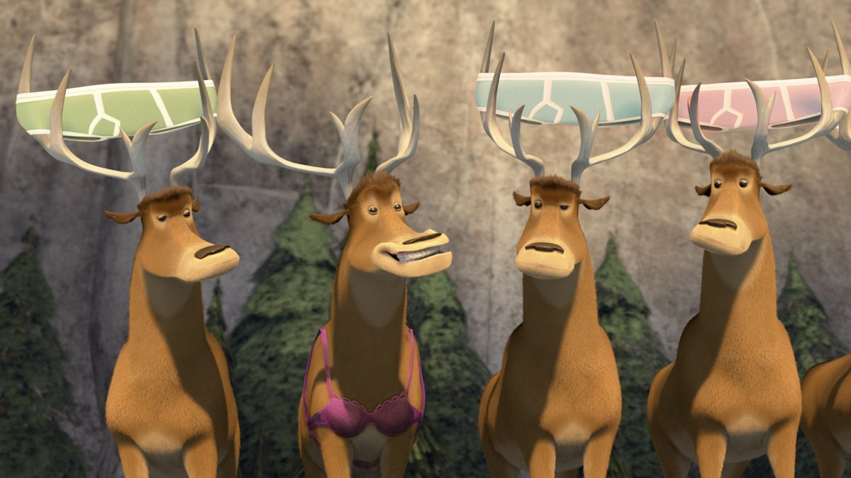 SonyAnimation's tweet image. Pick a woodland critter crew to join: 🐿️, 🐇, 🦫, or 🦌 #OpenSeason