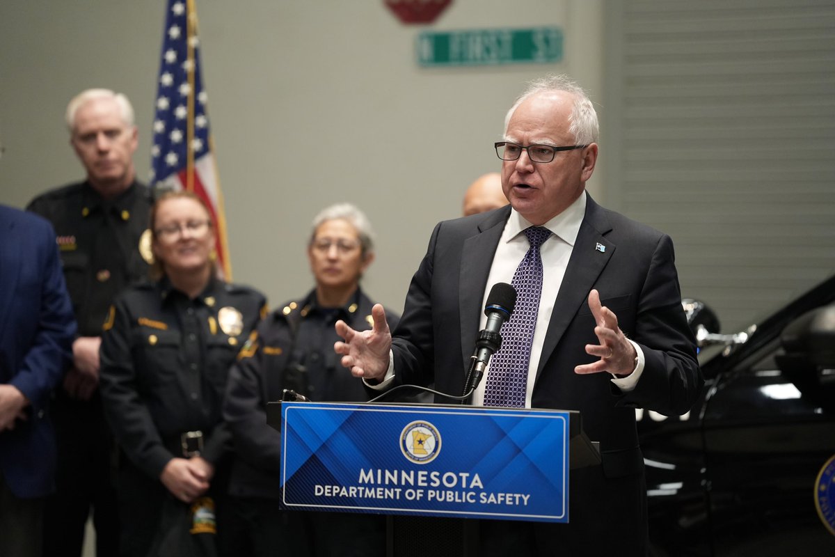 Governor Tim Walz tweet media