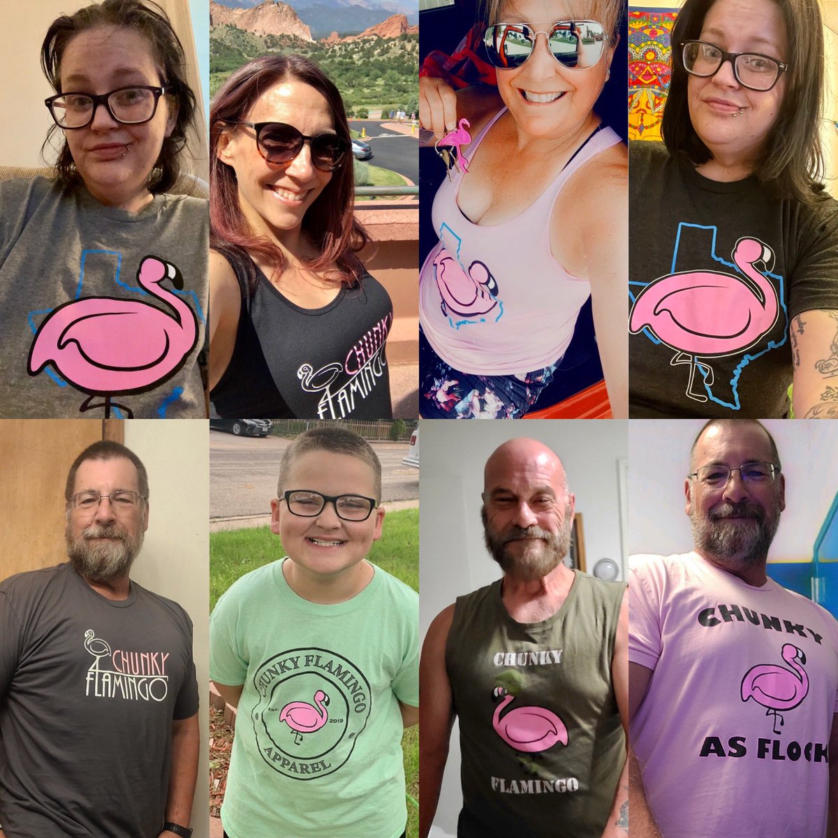 ChunkyFlamingo's tweet photo. It’s Tuesday and one day closer to 🎄!! So fill them carts 🛒 so you can get your fun gifts before the holiday! https://t.co/S4aHXzzsRb #ChunkyAsFlock #GetMingoed #RockingTheMingo #SupportAVeteranOwnedBusiness #SupportAfriend #TexasCompany #booty #chunks #chunky #chunkybutt #chunkyflamingosarecute #flamingo #flamingoclothes #flamingos #mensfashion #merica🇺🇸 #newcompany #online #rockingthemingo #shirts #smallbusiness #supportveteranownedbusiness #supportveterans #tanktops #texas #veteran #womensfashion #yoga #yogatop