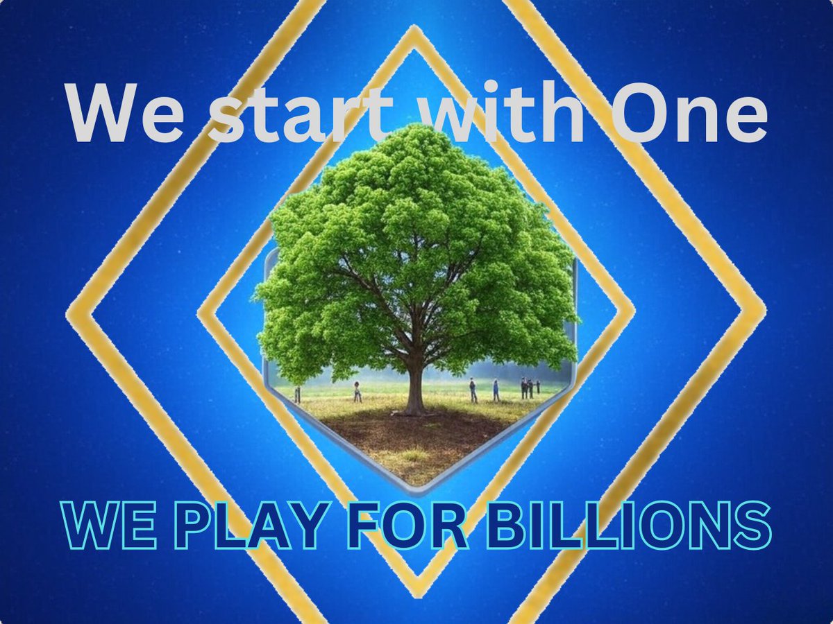 🌟 "We start with ONE 🌳, but together, we PLAY FOR BILLIONS!" 🌍✨

Join the #MagicTribe1 on a journey to make an impact—one game, one tree, one action at a time. 🎮💚

Together, let’s transform PLAY into PURPOSE! 🌿🚀

Follow us 👉 t.me/magictribeoneX…

#Sustainability