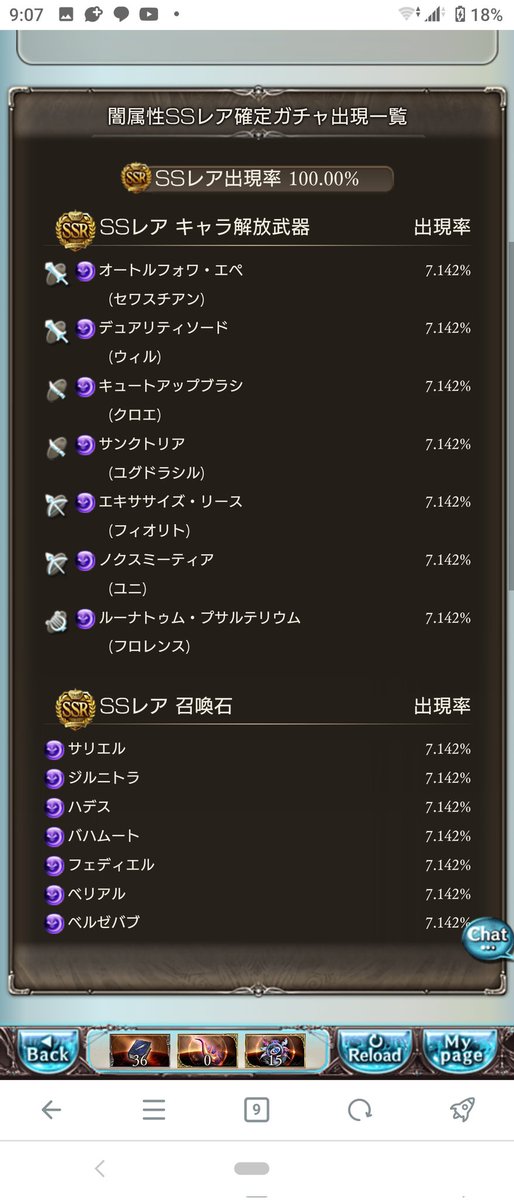 ユグドラシル1点狙い、正真正銘の1/14・・・敗色濃厚ね、わかったわかった 