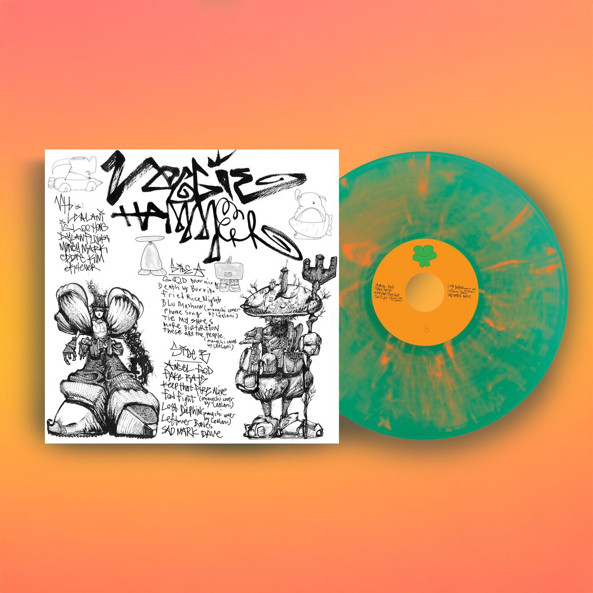 our debut out now everywhere to listen to!

PRE-ORDER our vinyl now! veggiehammerr.bandcamp.com/album/veggieha…