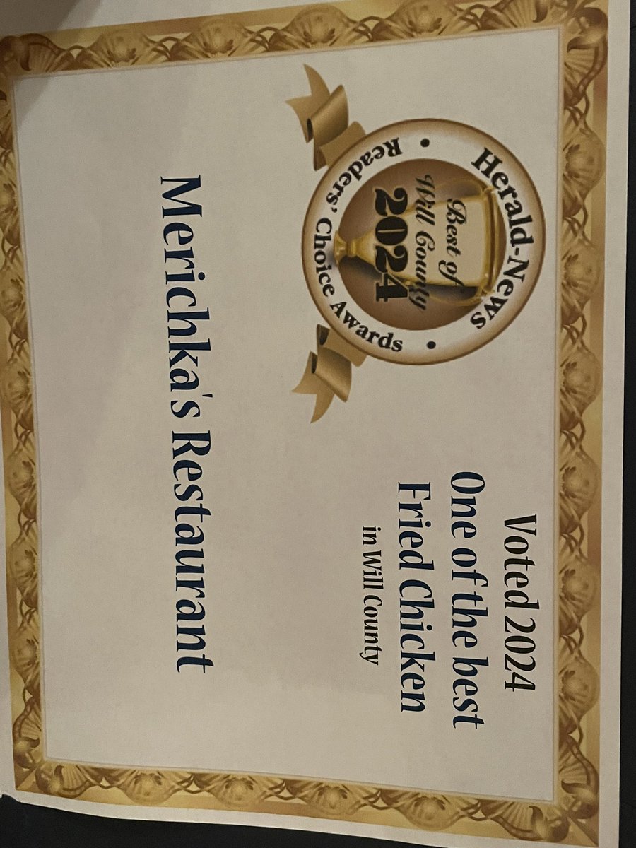 00LOG's tweet photo. Thanks to all who voted for Merichka’s in The best of 2024 herald news readers choice awards. I was happy  to accept these awards for my Zdralevich family.  I think grandpa would be proud of us all. @Merichkas1933 https://t.co/WT9gtqoyxC