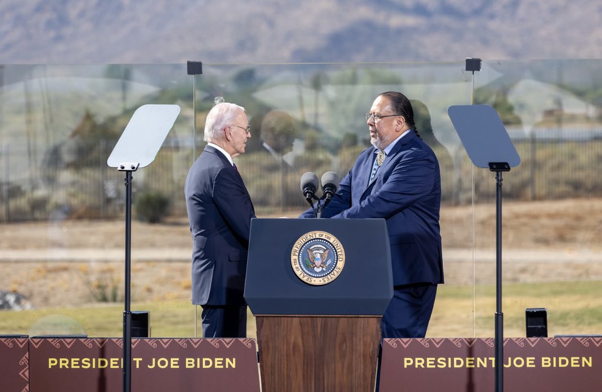 Gila River Indian Community (@gric_official) on Twitter photo Official letter from the White House by <a href="/POTUS/">President Donald J. Trump</a> to the Gila River Indian Community celebrating the 20th Anniversary of the Arizona Water Settlements Act. Official letter from the White House by <a href="/POTUS/">President Donald J. Trump</a> to the Gila River Indian Community celebrating the 20th Anniversary of the Arizona Water Settlements Act.
