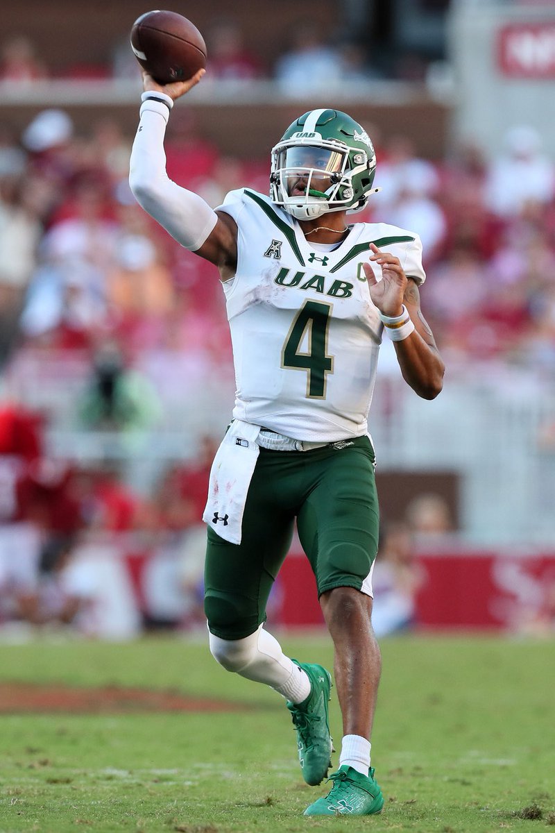 BREAKING: Veteran QB Jacob Zeno has committed to Texas A&amp;M!

Zeno is a transfer from UAB. In 2023, he led the AAC with a 73.6% completion percentage whilst throwing for 3,126 yards and 20 TD’s👀

This will be his 7th and final season of eligibility.