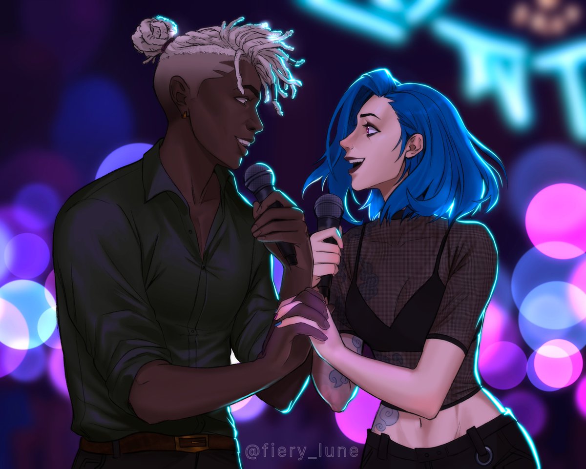 "The Start of Building Something New"

#Timebomb commission for
<a href="/SpicyTeaInTheAM/">Tea Time</a>!! 
Loved working on this ♥ #Arcane #jinx #Ekko