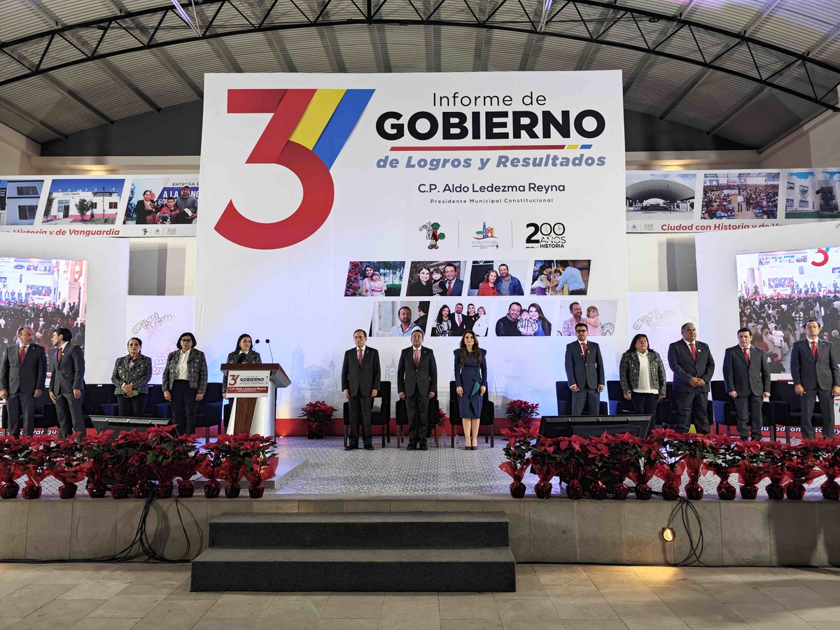 foro1025's tweet photo. @AldoLedezma_R rindió su tercer informe, «#Cuautitlán es una Tierra con Historia y Tradición»: https://t.co/NovXREj8oh https://t.co/BIFDayMFdO