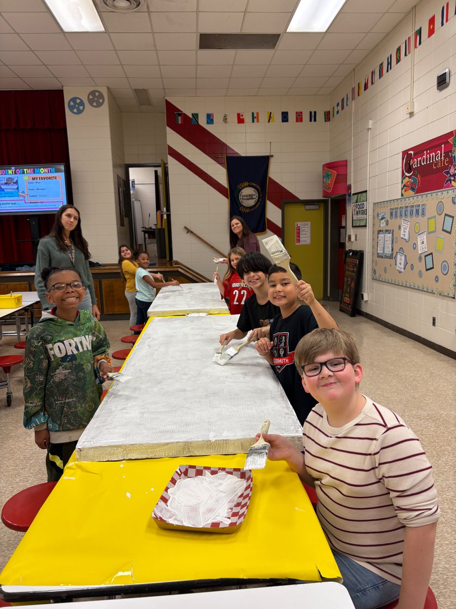 GmuthMusTheatre's tweet photo. 🎭✨ Gutermuth’s Peter Pan cast is hard at work!
From memorizing their lines to painting Neverland’s magical set, their creativity and teamwork shine through. 🌟 We can’t wait to share the magic with you! 🧚‍♀️🎨
#PeterPan #Neverland #TheaterMagic #StudentActors @GutermuthES https://t.co/XHDBYaSCjM