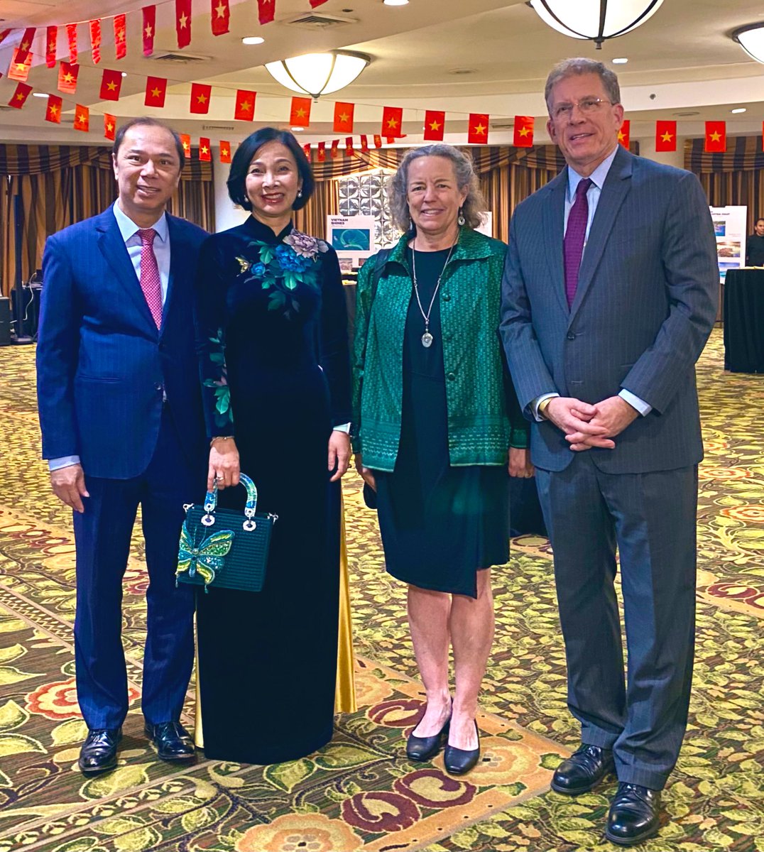 WPatrickMurphy's tweet photo. Hats off to @AmbassadorDzung &amp; his team for hosting an 80th anniversary event for the #Vietnam People’s Army. Hard to believe that next year marks 30 years since normalization of our bilateral diplomatic relations! #friendship https://t.co/YEYVyN5ykm