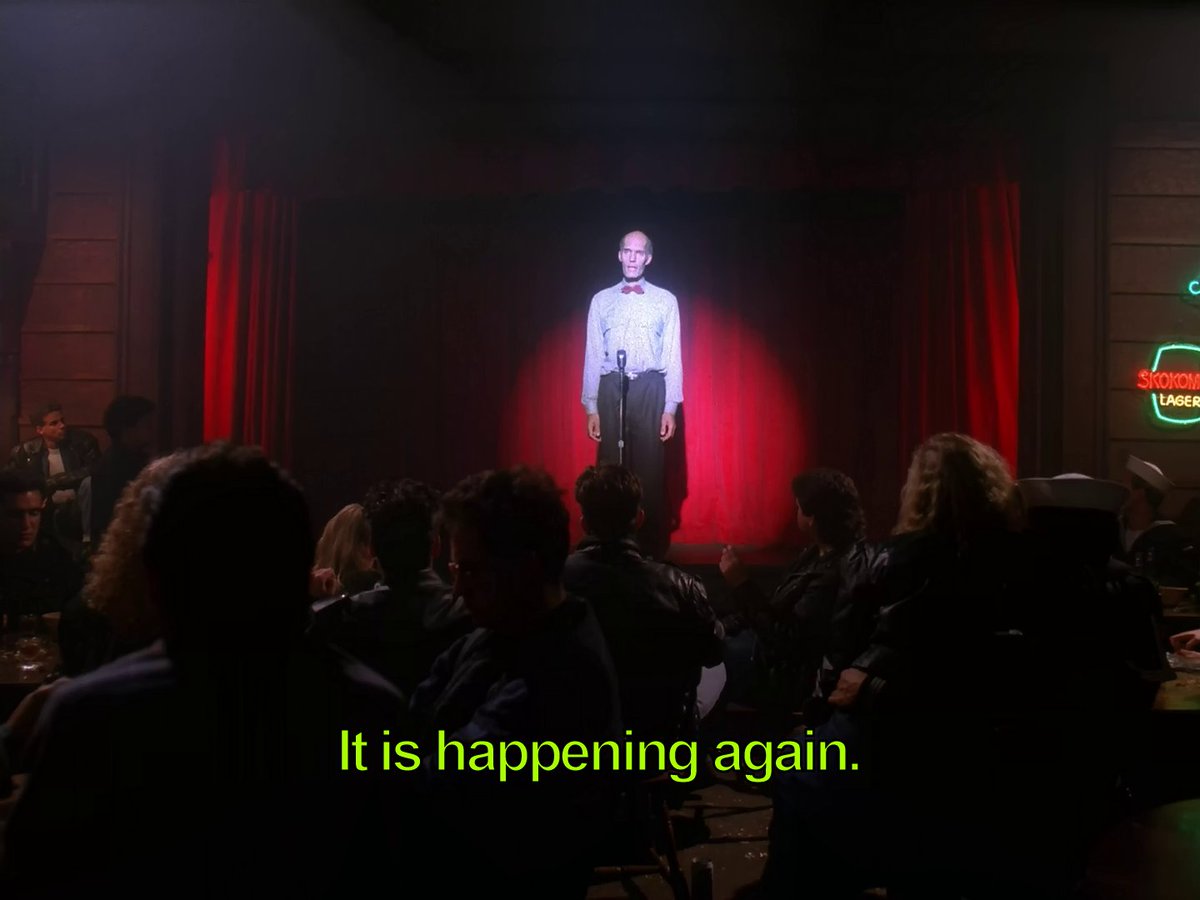 BlackLCult's tweet photo. TWIN PEAKS. 2x07, "Lonely Souls" (1990) https://t.co/Hvu4Ws2Zmw