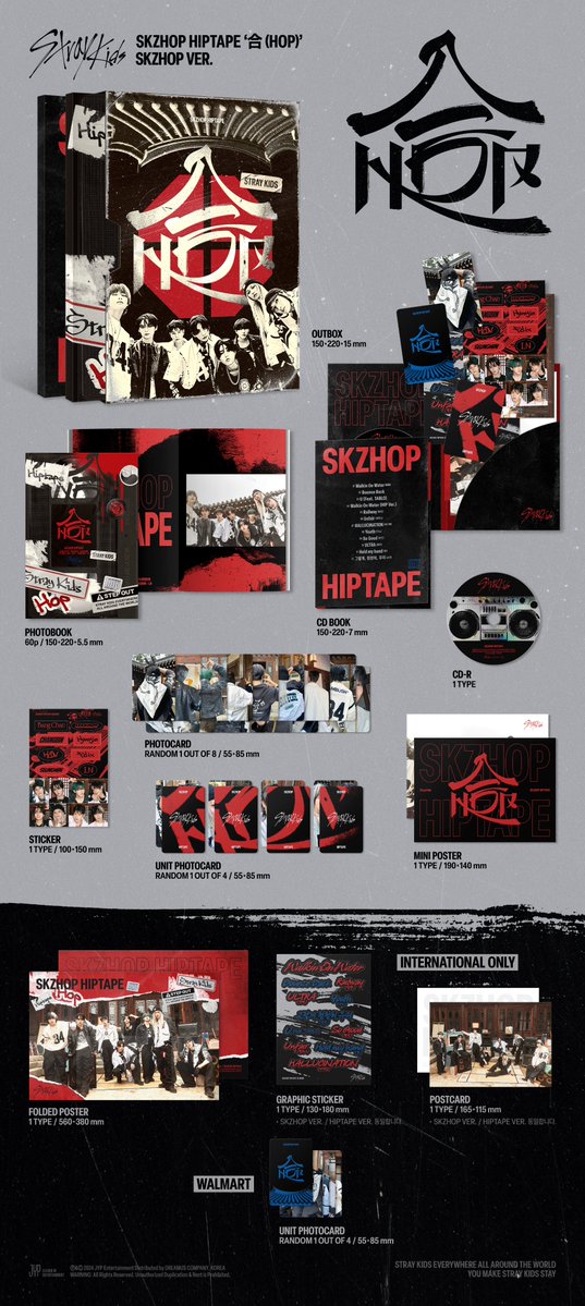 ② スキズ 合(HOP) Walmart チャンリクス Stray Kids - HOP (HIPTAPE VER.) - CD - Walmart.com