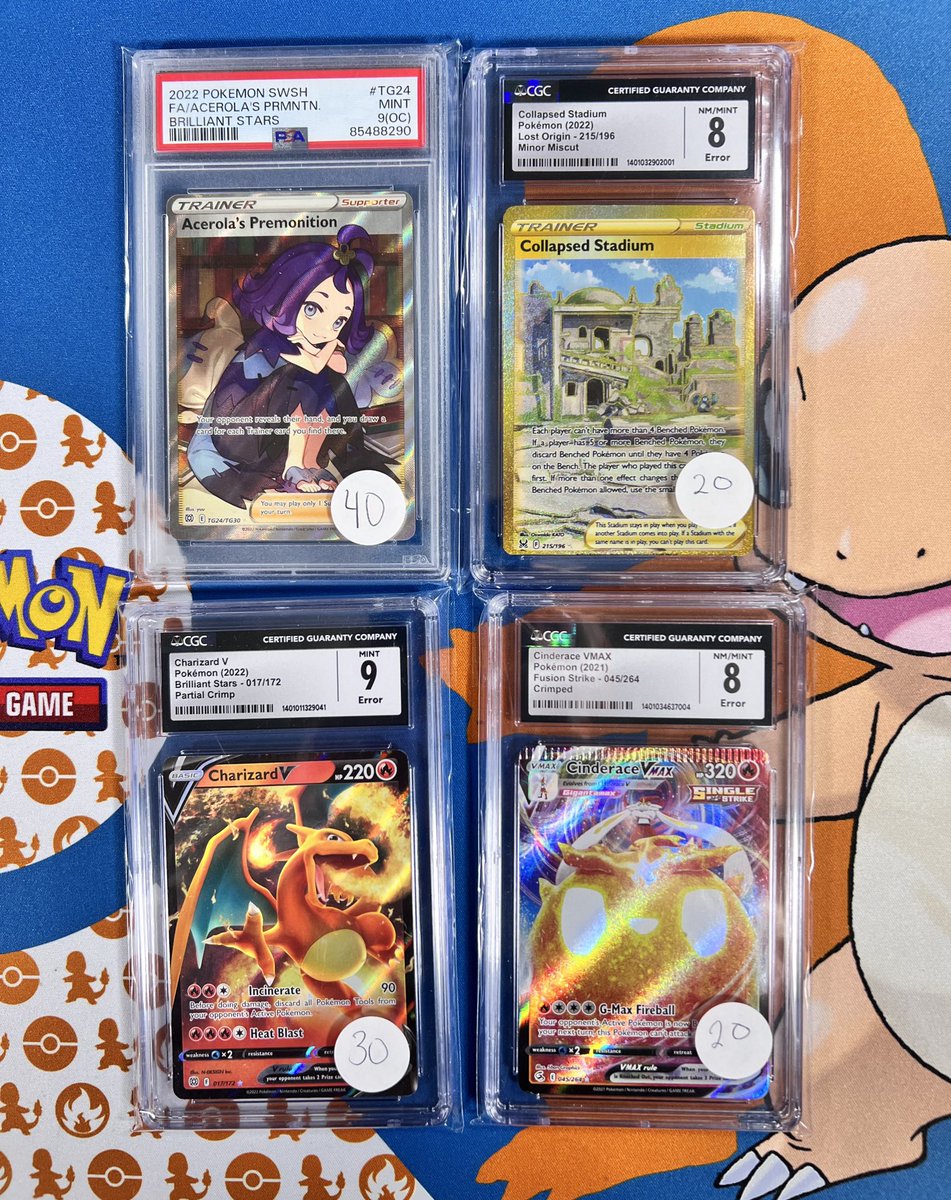 Anyone interested in some graded error cards?

Open to offers as well!

Prices include shipping