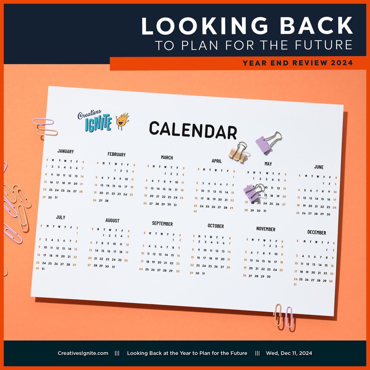 Year End Review 2024
creativesignite.com/year-end-revie…
Creatives Ignite provides creative solopreneurs with weekly inspiration &amp; honest insights about running a creative business. 

I am excited to tell you about the big announcement tomorrow.
creativesignite.com/signup