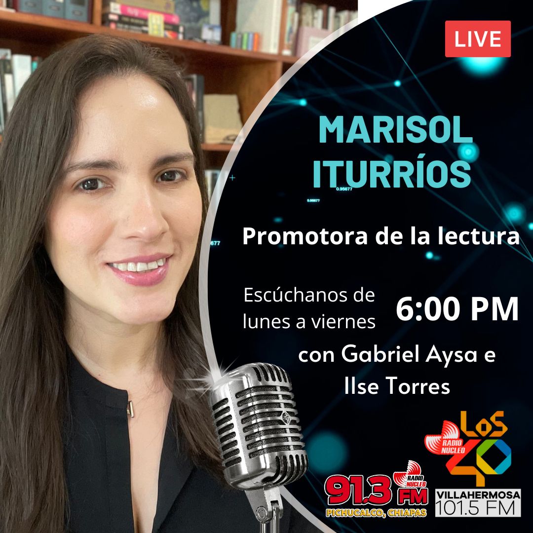 🔴#EnVivo| Sintoniza la entrevista con <a href="/Leamos_Un_Poco/">Sol Marisol Mar</a>, a través de todas las #RedesSociales de Ahora Tabasco Noticias.🤩🎙️

#Facebook:
fb.watch/woA6djaDtm/

#Twitter (#X):
lc.cx/E-yCvj

#YouTube:
youtu.be/85KFCuBOOPA

#Radio;
#Los40 desde Villahermosa, Tabasco
