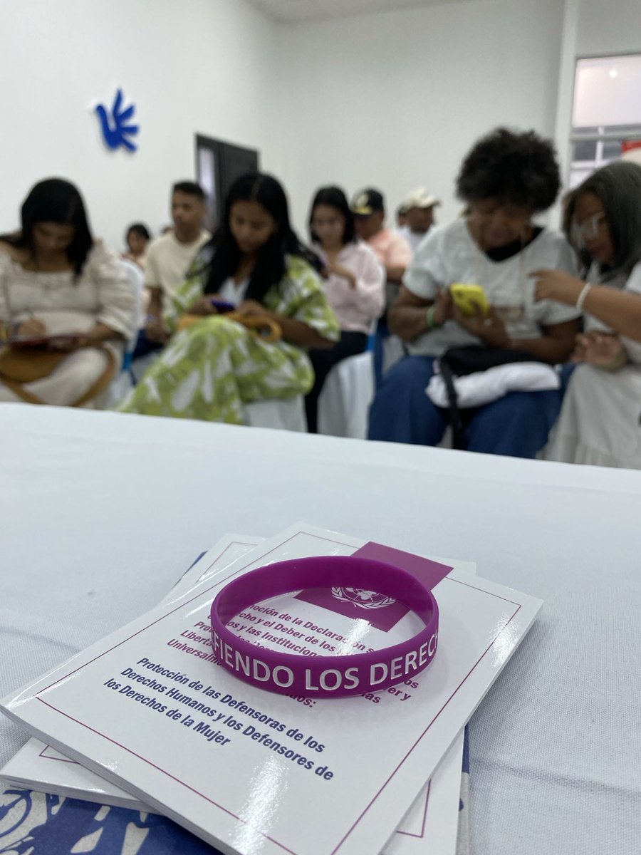 ONUHumanRights's tweet photo. Con reconocimiento a labor de defensores y defensoras de #DDHH se conmemora el #diaderechoshumanos en La Guajira junto a la Plataforma #CODEPAZ y @LAGUAJIRAGOB Fuerza, resistencia, compromiso por la defensa del territorio, el agua, la vida. #NuestrosDerechosNuestroFuturo https://t.co/FF7n30yjGo