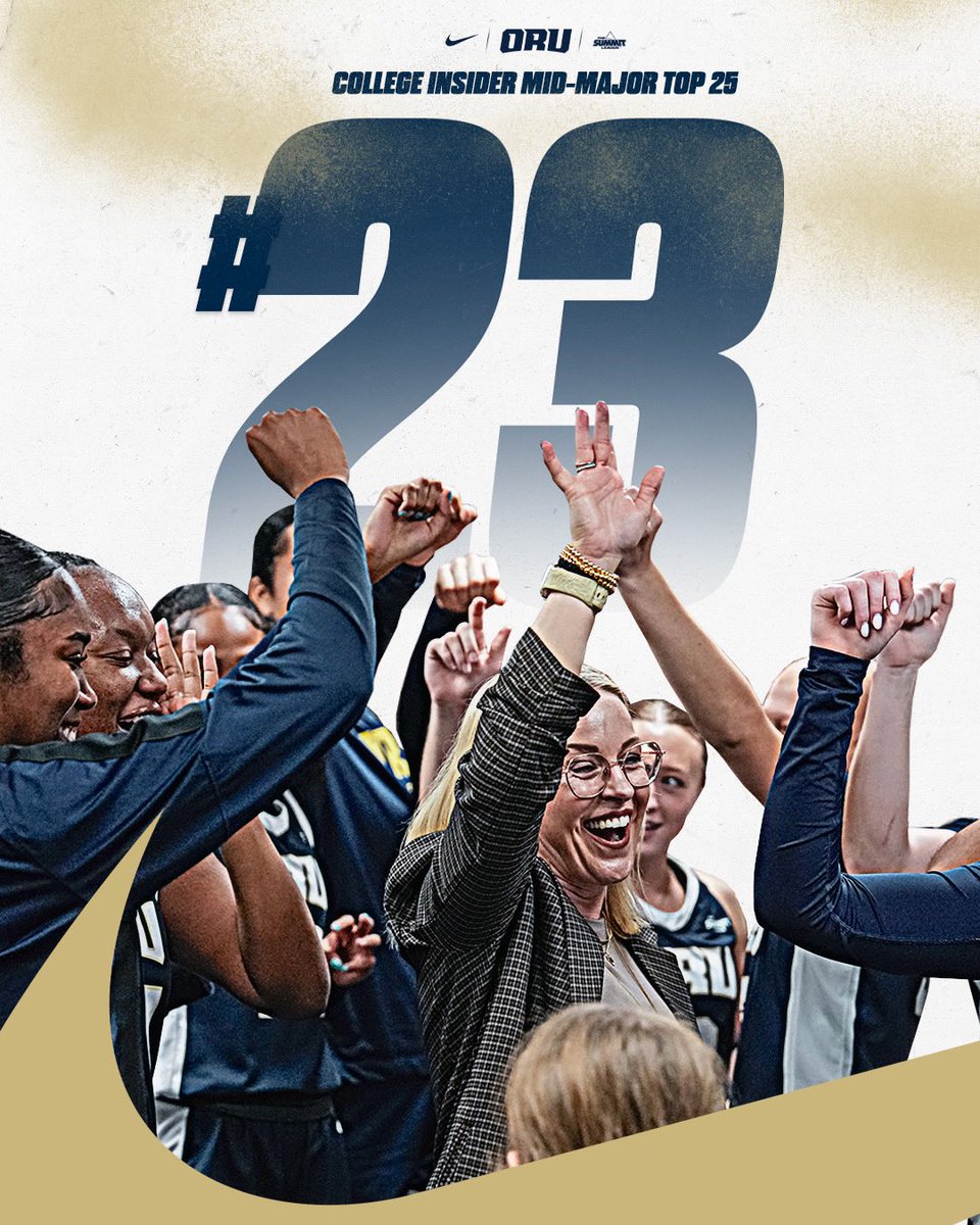 𝙊𝙣 𝙩𝙝𝙚 𝙧𝙞𝙨𝙚! 📈

The Golden Eagles are a new addition to this week’s College Insider Mid-Major Poll! 

#ORUWBB | #GoldenStandard