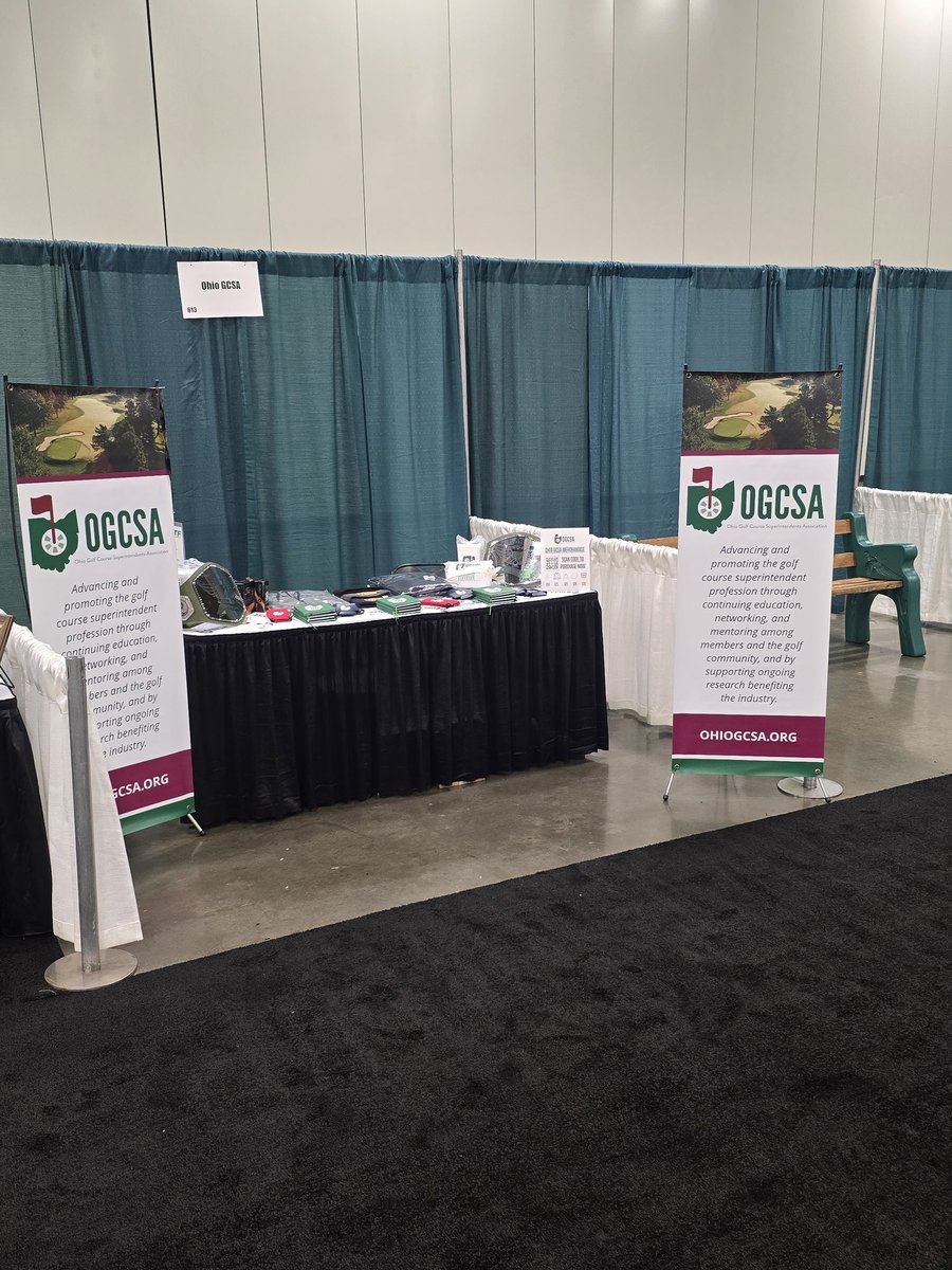 at the OTF convention,  networking and talking with partners in Ohio, stop and see Chris at #OGCSA booth. And come see me at #GCSAA booth, let's talk shop. <a href="/OhioTurfgrass/">Ohio Turfgrass Foundation</a>