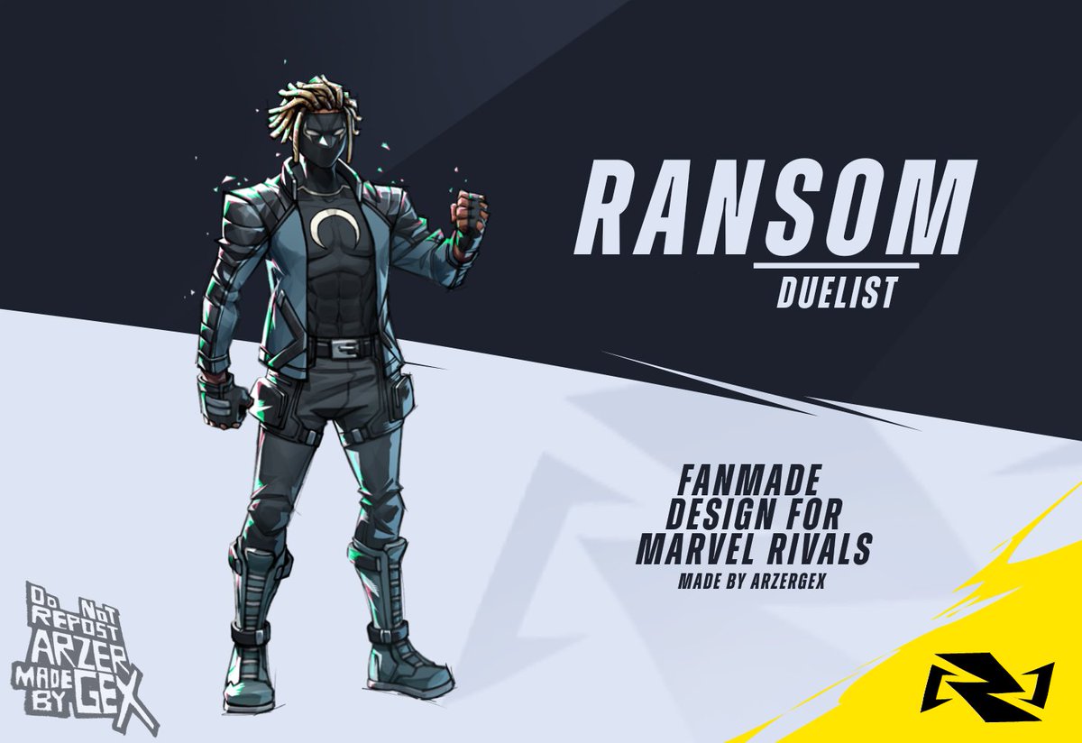 RANSOM FOR MARVEL RIVALS [Fanmade design made by me] #MarvelRivals