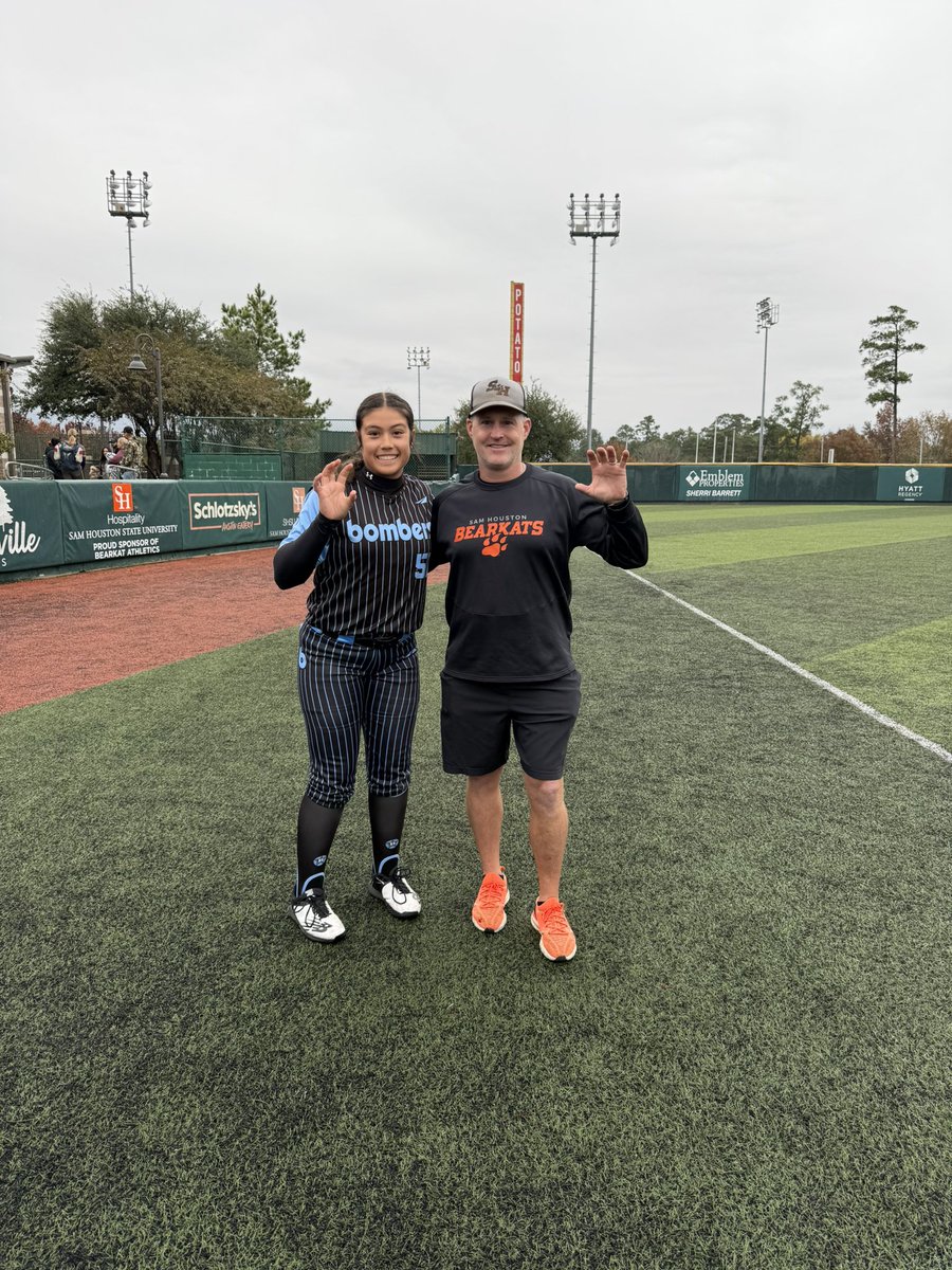 Had a great experience at the Sam Houston Camp this past weekend. Thank you <a href="/s_lex23/">Coach Lex</a> and <a href="/BearkatsSB/">Sam Houston Softball</a> for having me and taking the time to teach more about the game and pitching itself. Looking forward to the next camp!