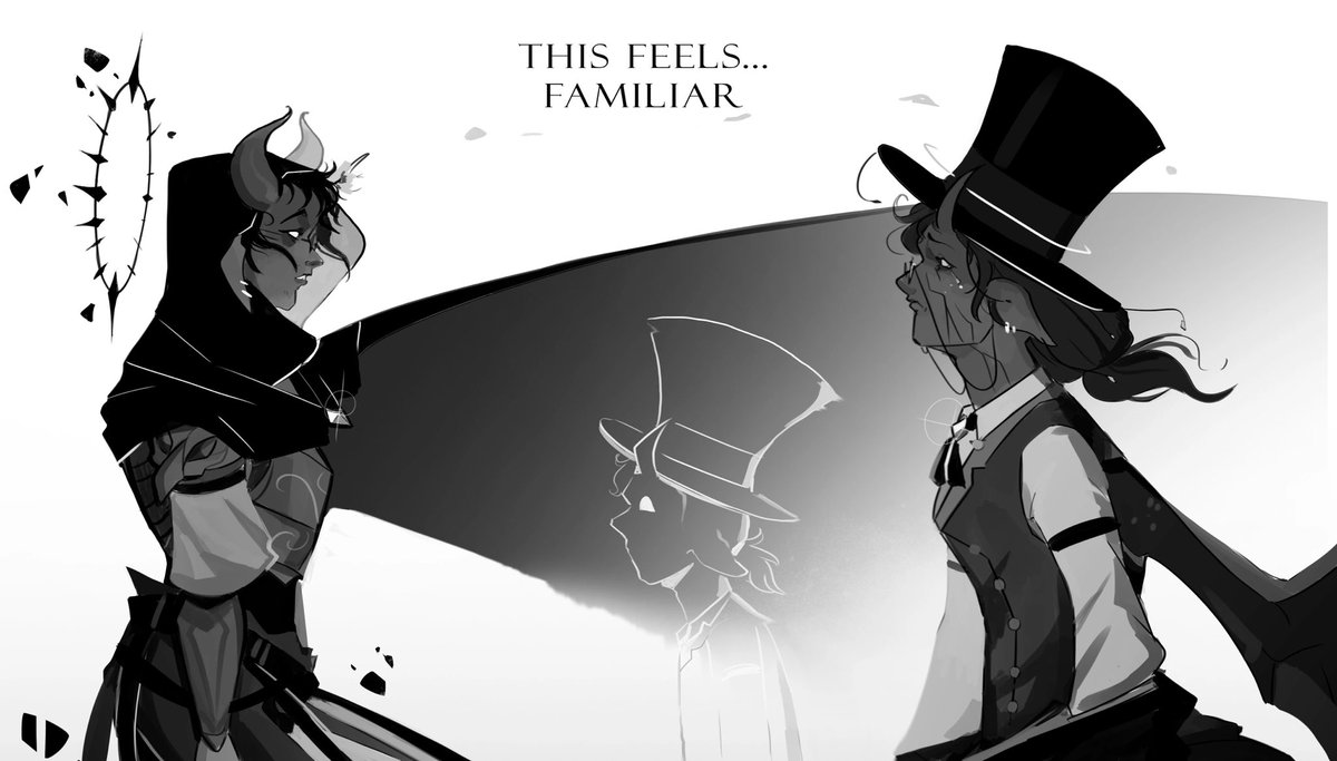 MiLena04014493's tweet image. I woke up today and decided to be cruel.
Behold! A reunion au, where grown up eggs reunite with their parents, except Bbh, who lost most of his memory from qsmp so he doesn’t recognise Dapper.
#badboyhalofanart #Dapper #badboyhalo