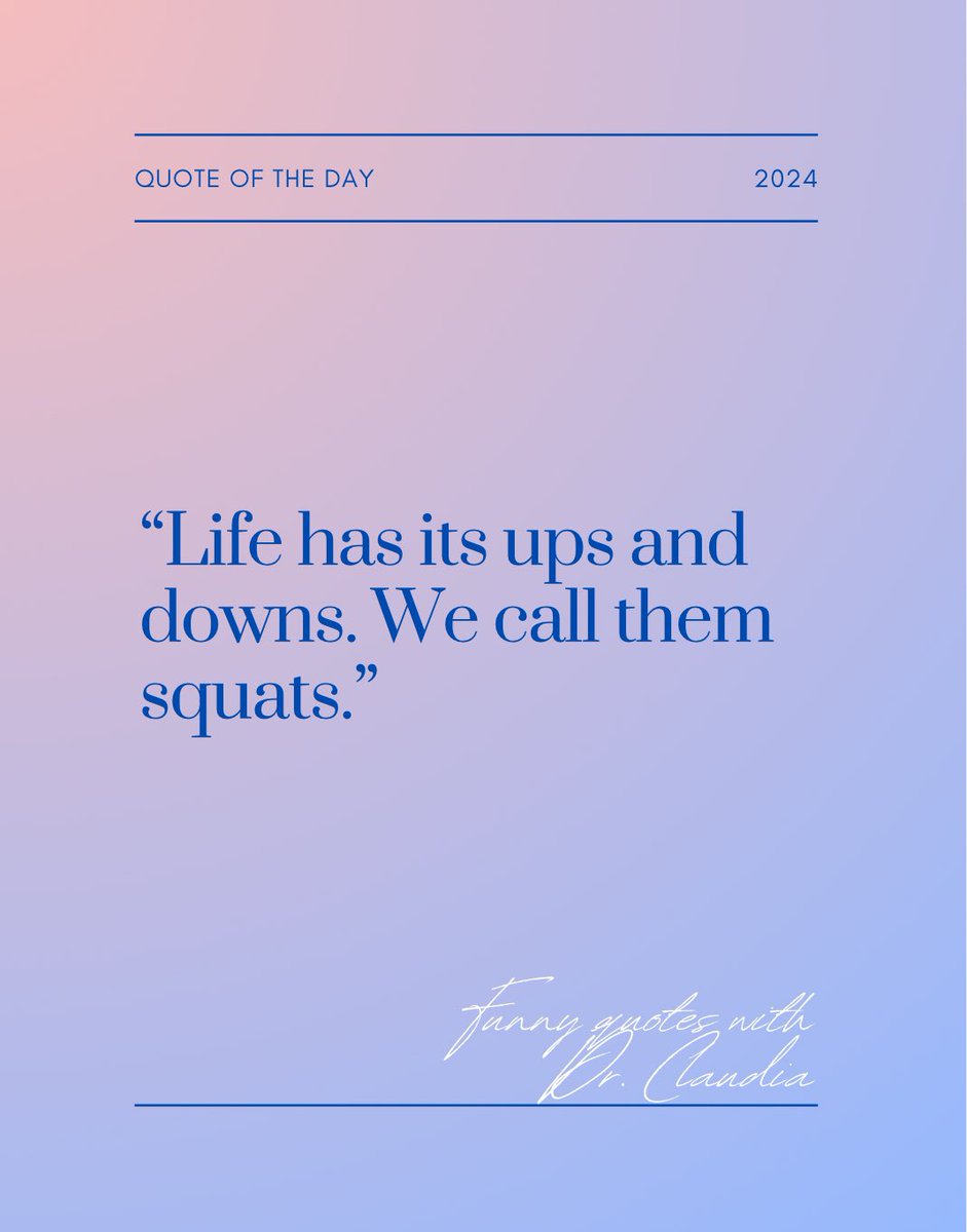 Get your squats in people🤣