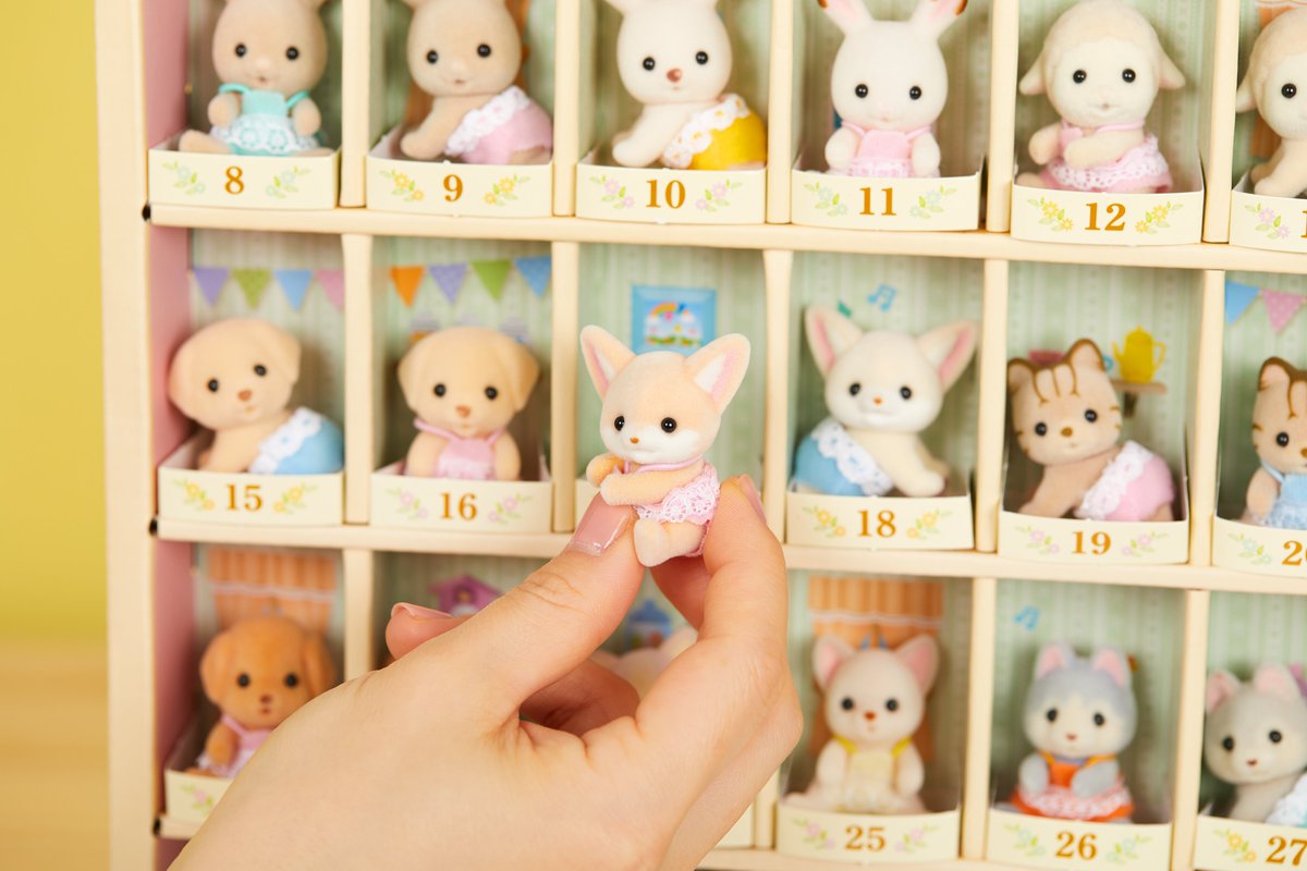 アドベントカレンダーとして使っても◎️／ 赤ちゃん人形が最大42にん