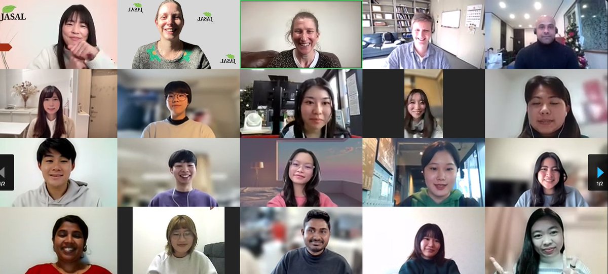 A huge thank-you to everyone who made the 8th JASAL Student Conference a success on Dec 7! 
With 30+ students presenting and 10+ educators supporting, we were inspired by stories from SALCs in Japan &amp; Canada. Let's turn those action plans into reality!  #JASAL #StudentConference