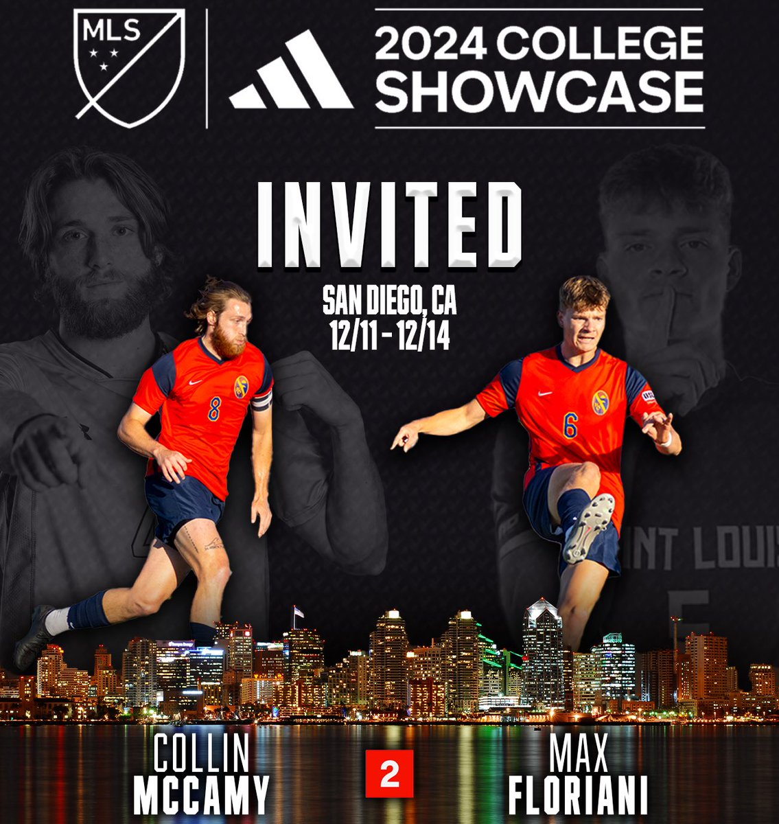 rkcthirdcoast's tweet photo. Our guys are headed to San Diego!
Congrats to Collin McCamy and Max Floriani (@maxfloriani8), who are 2 of 44 players selected to participate in the MLS College Showcase this week!
@USLLeagueTwo
#262Made | #Path2Pro https://t.co/9PpOvmF645