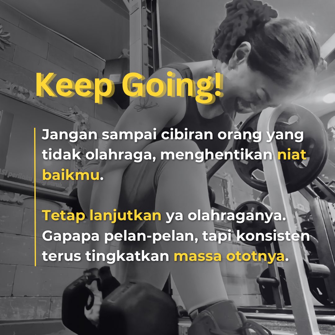 DarlingJJS's tweet photo. Sebagian mereka mencap kita FOMO karena kita mulai rutin olahraga.. 
sebagian lagi malah melihat kita manusia aneh.. gpp.. let’s just mencintai diri kita sendiri.. biarkan mereka mencibir sampai akhirnya mereka-pun menjadi aneh seperti kita.. https://t.co/s6KLh9rqPT