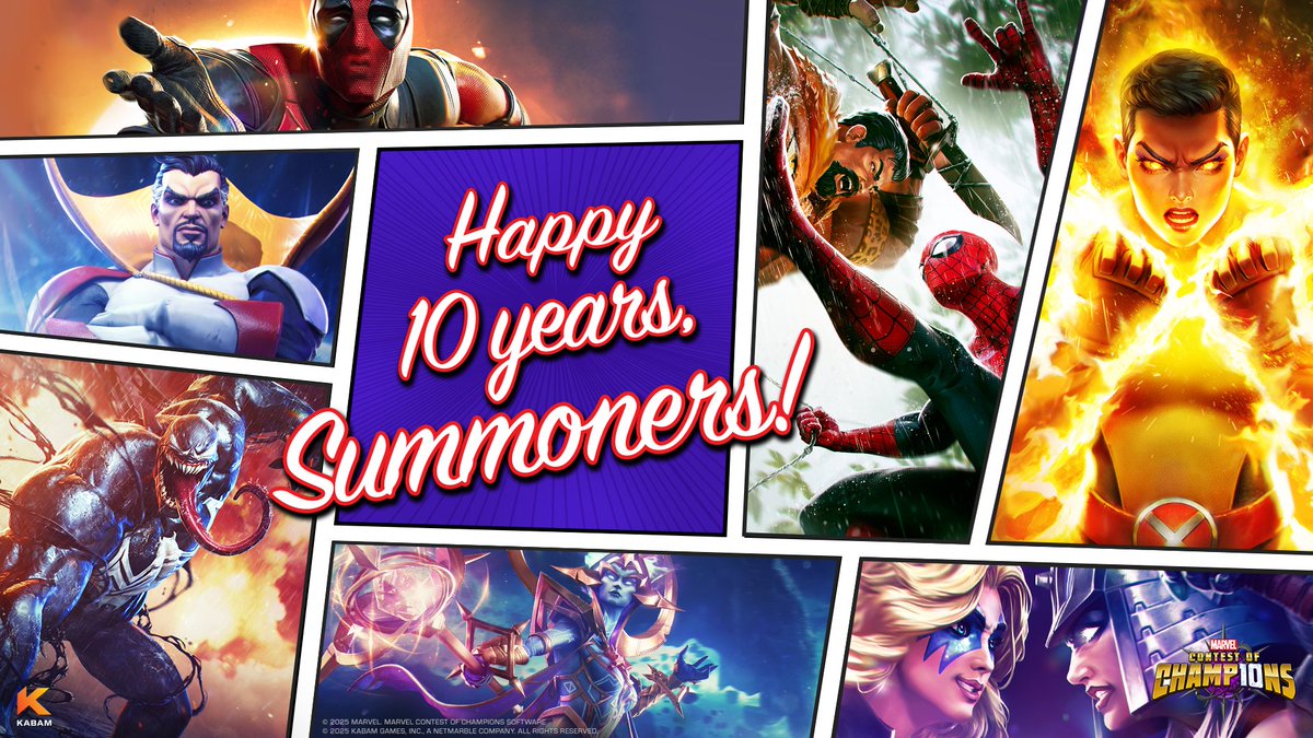 Happy 10th Anniversary, Summoners! 🎉 

Thank you for an incredible decade of battles, alliances, and memories in the Contest. You make it all possible—your passion fuels the fight!