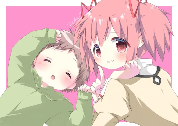 まどかとたつや#まどマギ 