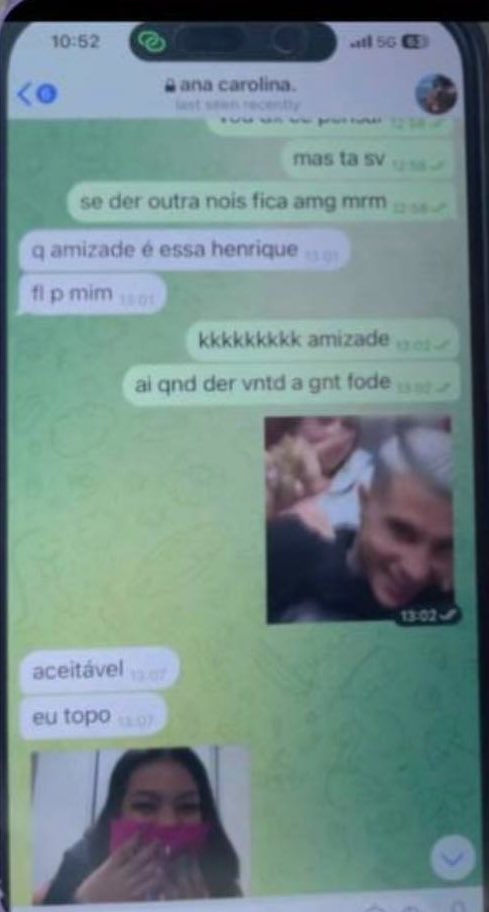o mlk q quer crescer p cima dos outros fznd piada c estupro e esse mrm cara dos print que alem de abrir secreto p falar putaria p mina no meio de call normal tomou um fora dela e dps foi corno duas vzs pela mrm mina q fazia ele de tapa buraco? kkkkkkkkkkkkkkk