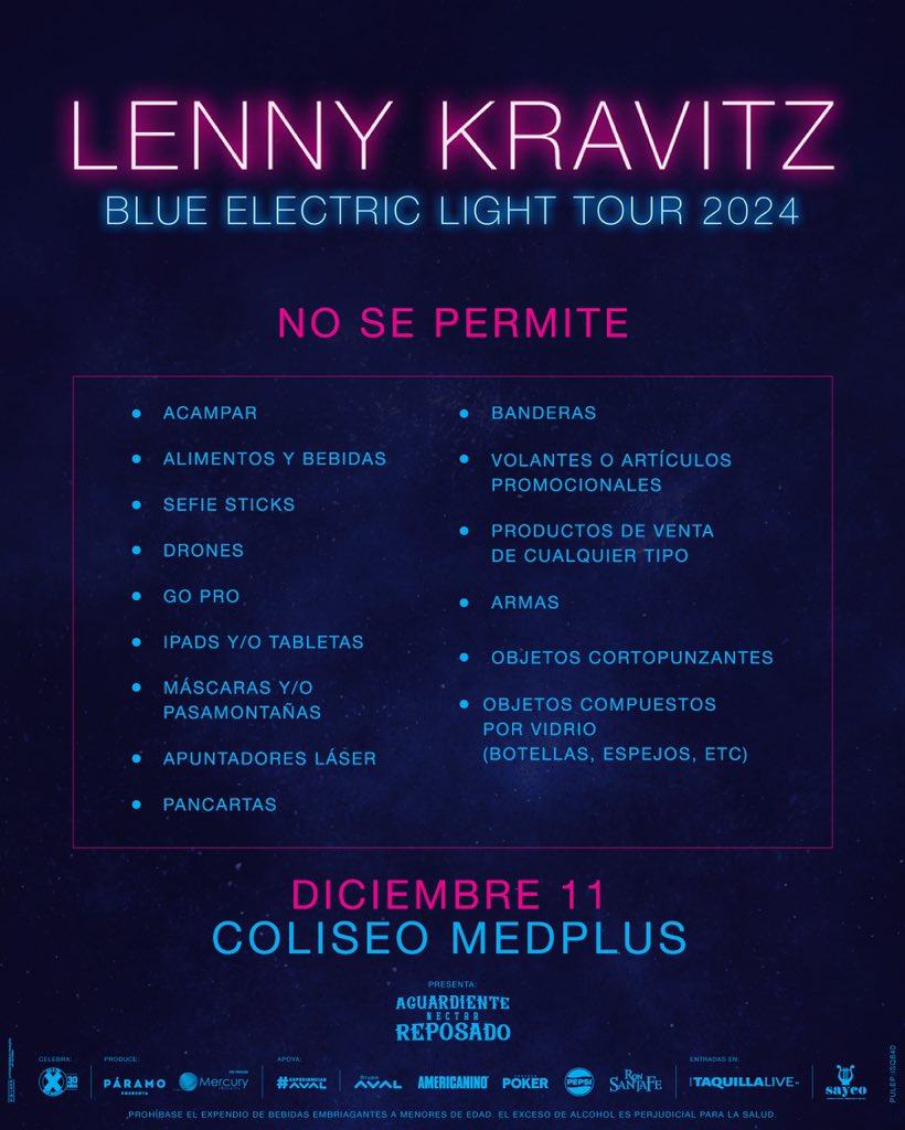 paramo_presenta's tweet photo. En 24 horas estaremos esperando en el Coliseo Medplus al grandísimo @lennykravitz. Un sueño cumplido que todavía podemos compartir con todxs. No te quedes por fuera y asegura tu entrada por https://t.co/nyg6fqEPmo ⚡️🎸 https://t.co/HAaJzRUqoF