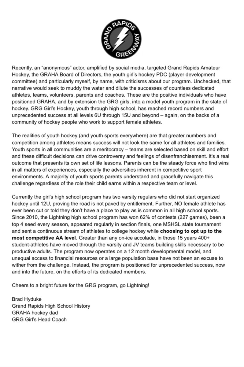 GRAHA - Grand Rapids Amateur Hockey Association (@graha55744) on Twitter photo 