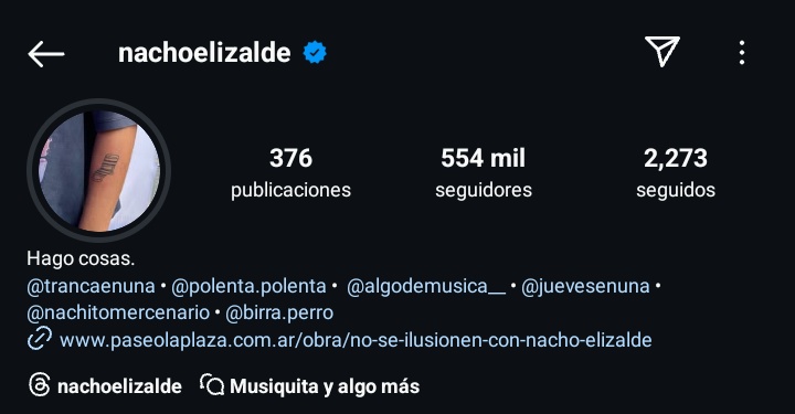 LuzBeOk's tweet photo. Mi deporte favorito? 
Ver cómo Nacho elizalde va perdiendo seguidores después de confirmar que dejó Luzu para irse a la competencia. (Olga) https://t.co/yKQKgWaLds