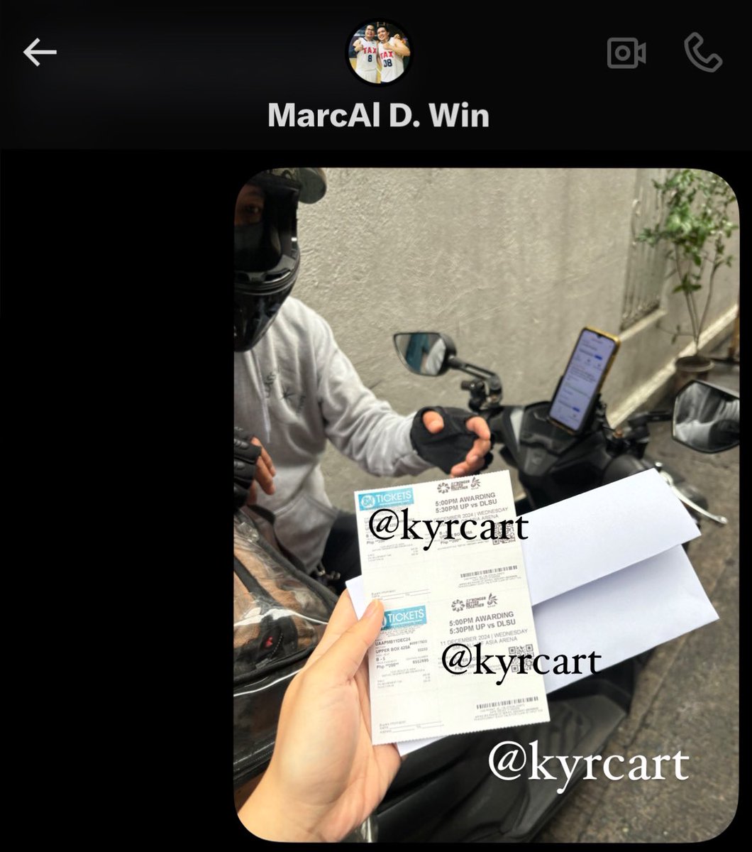 kyrcart's tweet photo. up vs dlsu finals game 2 season 87 #kyrcartproof https://t.co/r2qeXGToPz