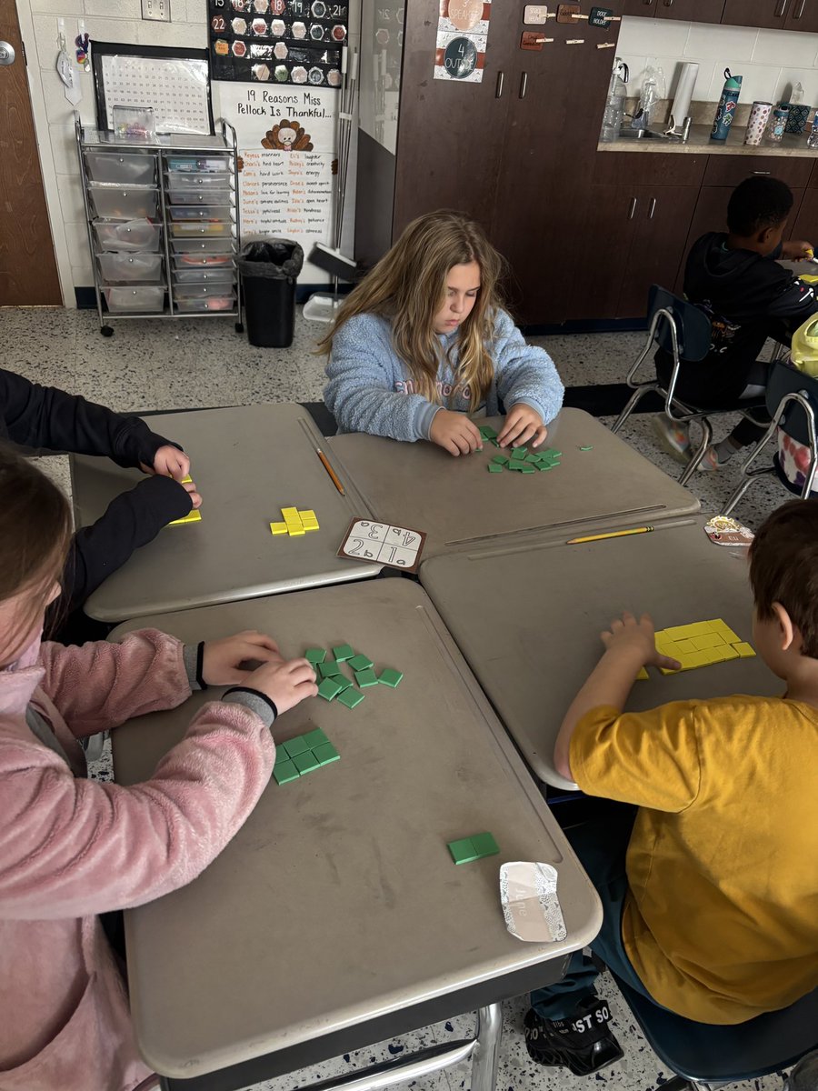 Introducing area means getting out the manipulatives! Always one of my favorite standards to teach. 🥳