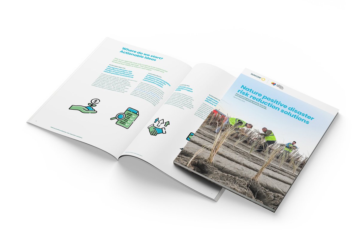Nature provides answers to reduce disaster impact – our Nature Positive Disaster Risk Reduction Solutions discussion paper with <a href="/Suncorp/">Suncorp</a> is out today. Science &amp; research can help us – the way to achieving meaningful action &amp; results is by working together. bit.ly/3BzYeRU