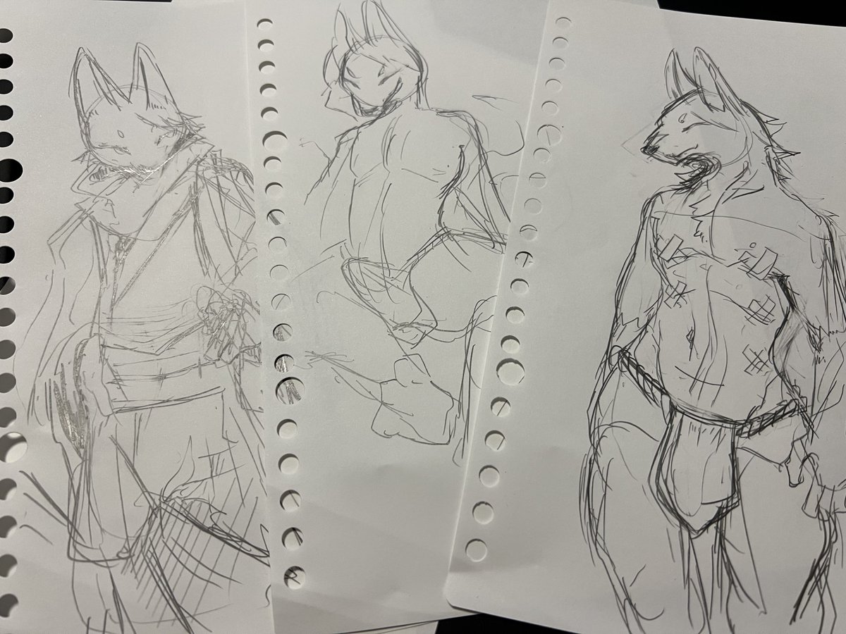 ある程度ちゃんと描くことになりそうなので見直ししている 