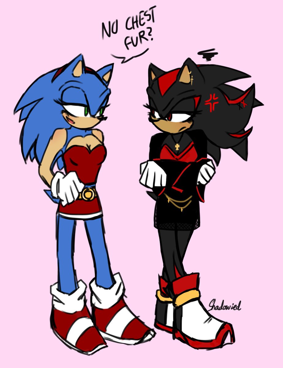 shadowied_'s tweet image. 🫣…
#SonicTheHedgehog #ShadowTheHedgehog #RougeTheBat #Tails #art #sonadow #sonicau #genderbend