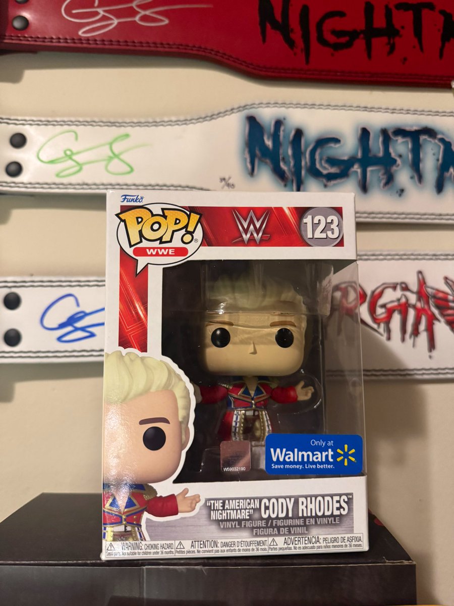 Tiffany A Castagna (@castagnatiffany) on Twitter photo I just realized I have an extra <a href="/CodyRhodes/">Cody Rhodes</a> Funko Pop, so in the spirit of the giving season, I’d like to gift one to one of you! 🎁
-RT THIS post
-LIKE this post
-MUST be following me
I’ll pick someone random in a day or so.
#CodyRhodes #WWE #QB1 I just realized I have an extra <a href="/CodyRhodes/">Cody Rhodes</a> Funko Pop, so in the spirit of the giving season, I’d like to gift one to one of you! 🎁
-RT THIS post
-LIKE this post
-MUST be following me
I’ll pick someone random in a day or so.
#CodyRhodes #WWE #QB1