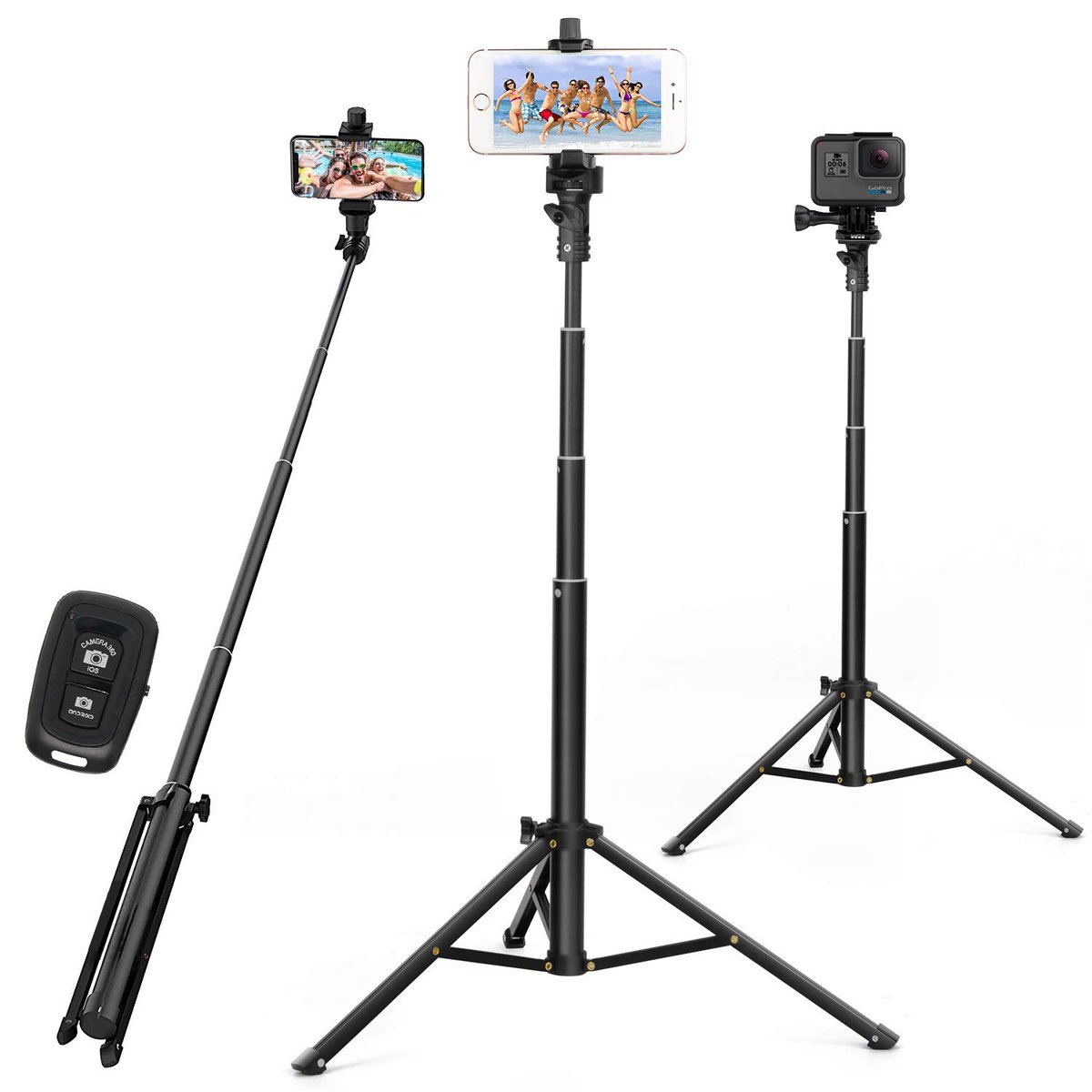 Selfie Stick Tripod 52 Inch Cell Phone iPhone Tripod Stand with Bluetooth Remote Smartphone for iPhone 11 Xs X 6 7 8, Android Cellphone Gopro Camera Mount Portable Monopod Feet Travel Lightweight … for $17.59, reg $21.99.

Buy via Amazon: saving.deals/redirect/B07YX… 

 #Ad #Deal