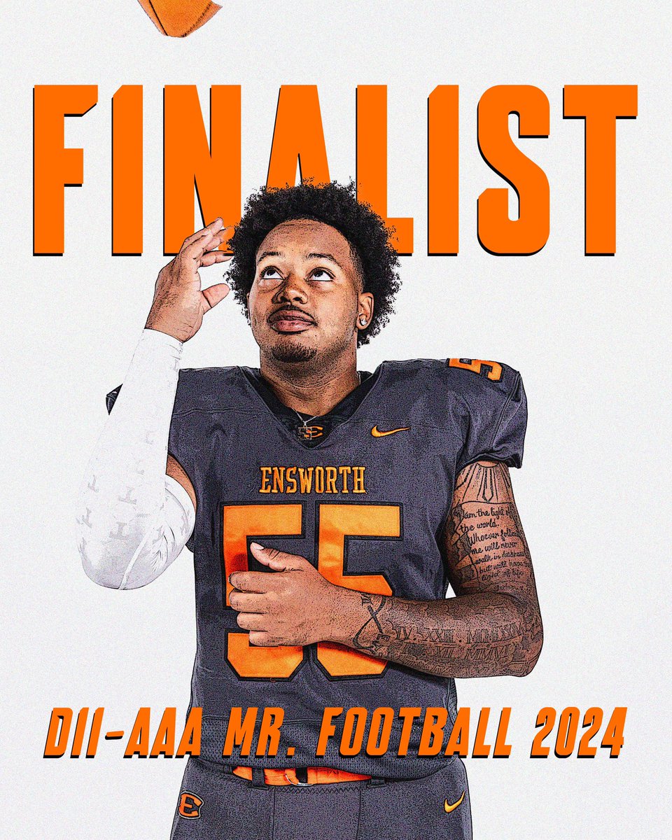 Ensworth Football (@ensworthfb) on Twitter photo Congratulations to Sr. <a href="/EthanUtley1/">Ethan Utley</a>, on a legendary high school career and being named a DII-AAA Mr. Football finalist!
Ensworth High School will continue to cheer you on as you step into the next chapter of your life at the University of Tennessee. We are very proud of you! 🐅 Congratulations to Sr. <a href="/EthanUtley1/">Ethan Utley</a>, on a legendary high school career and being named a DII-AAA Mr. Football finalist!
Ensworth High School will continue to cheer you on as you step into the next chapter of your life at the University of Tennessee. We are very proud of you! 🐅