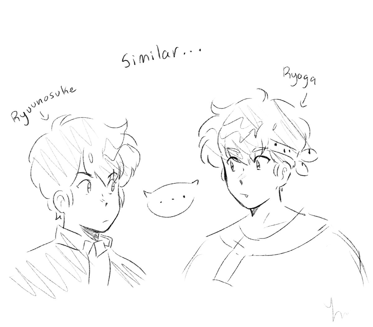ive been ranma-ing out, also ryuunosuke is here hi ryuunosuke #ranma #uruseiyatsura 