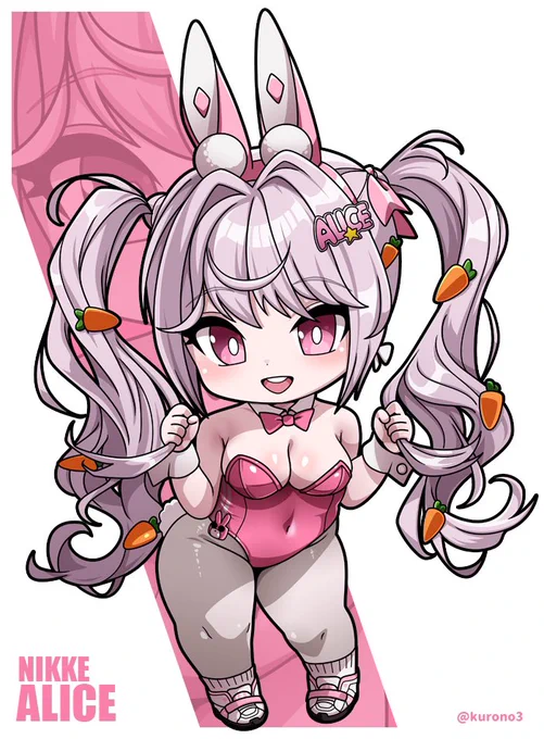 #今年も残りわずかなので今年一番伸びた絵を貼るNIKKEのバニーアリスちゃんでした。いつかオリキャラで達成したいね。 