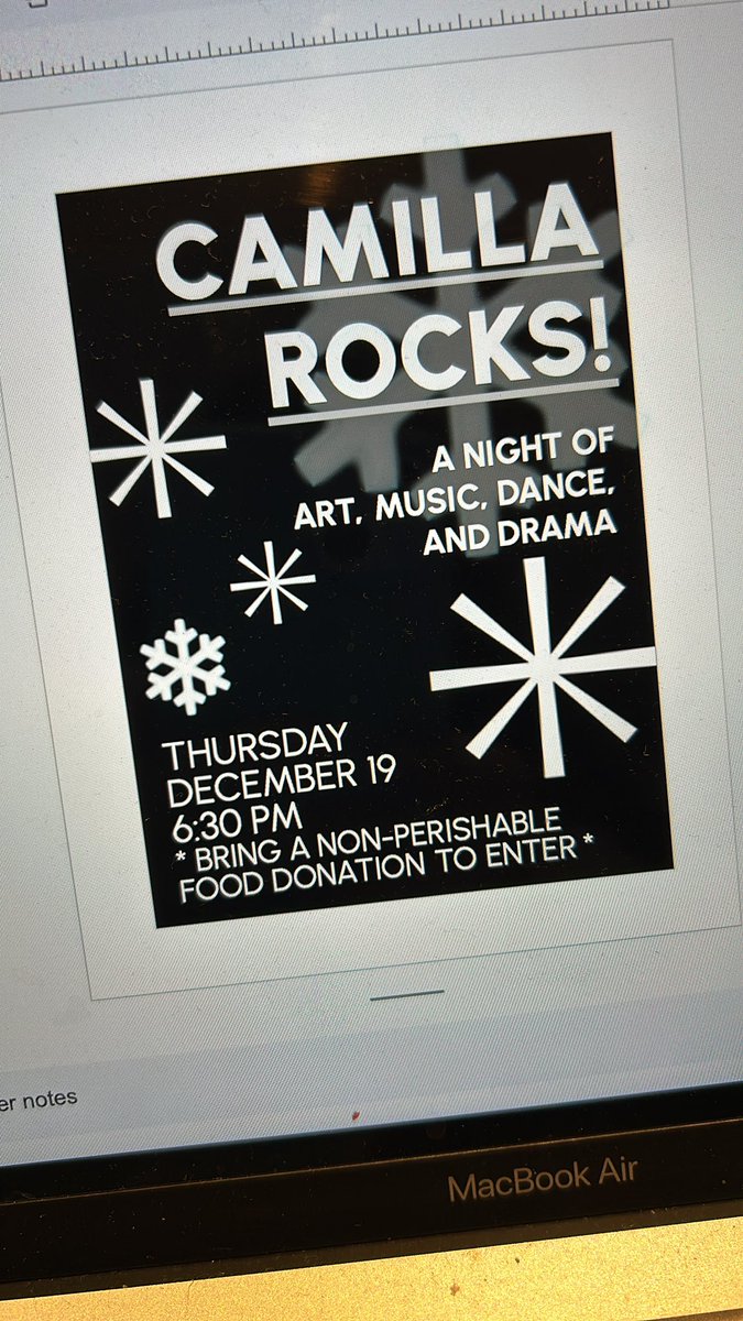 Mrs_Chae_Art's tweet photo. Preparations for the winter concert in progress! @CamillaRoad #camillarocks #artclub https://t.co/h8U2dTtvxg